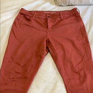 Rockstar fit skinny jean, salmon color